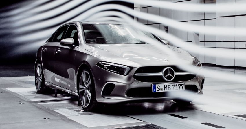 V177 Mercedes-Benz A-Class Sedan – market launch at end-2018, same wheelbase as hatchback, 0.22 Cd 841896
