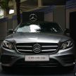 Mercedes-Benz E200, E250 Avantgarde dan Exclusive  – kemasan baharu, kit dipertingkatkan bagi model 2018