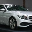 W213 Mercedes-Benz E200, E250 Avantgarde and Exclusive – new trim, revised kit in MY2018 update
