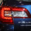 2018 Subaru Outback launched in Malaysia – EyeSight system debuts, one variant priced at RM246,188