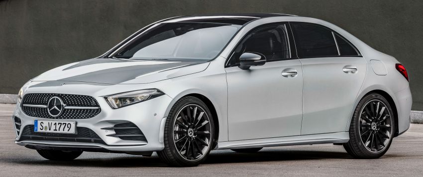 Mercedes-Benz A-Class Sedan V177 akhirnya muncul 843435