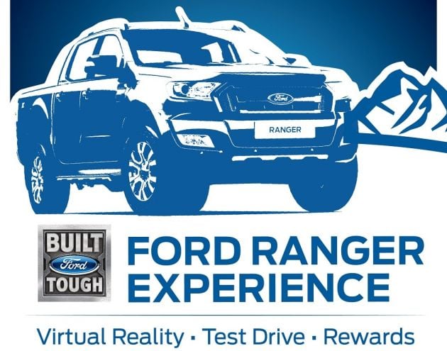 SDAC presents Ford Pop-Up store – sample the Ranger via a virtual reality test drive experience