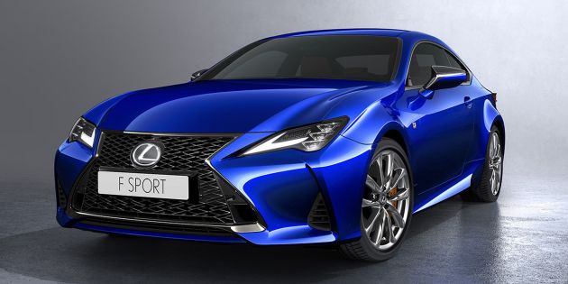 2019 Lexus RC gets a facelift and handling updates