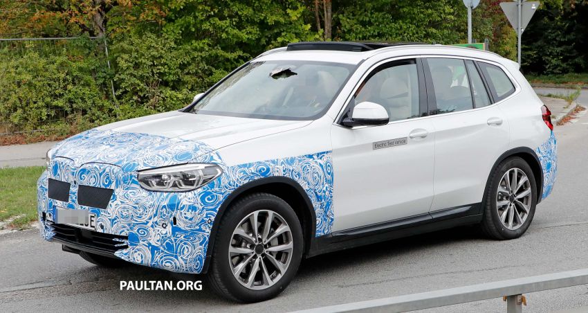 SPYSHOTS: BMW iX3 spotted road-testing again 856644