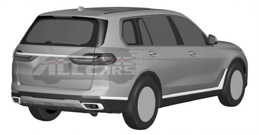 G07 BMW X7 – patent images of upcoming SUV seen 845884