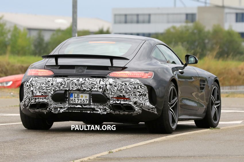SPYSHOTS: Mercedes-AMG GT facelift gets GT C rear 851648