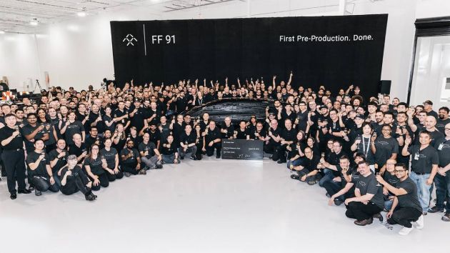 Faraday Future builds first pre-production FF 91 SUV