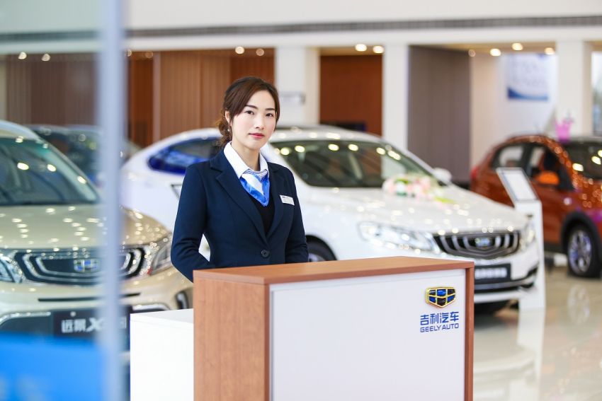 In China, Geely opens 149 4S dealerships in a day 851003