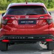 Honda HR-V facelift – Malaysian specifications revealed; four variants in all, including hybrid