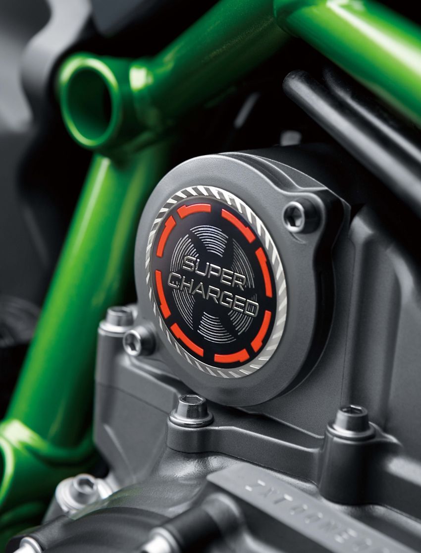 Kawasaki H2 2019 – kuasa dinaik menjadi 231 PS, panel instrumen dan brek baru, cat boleh elok sendiri 850482