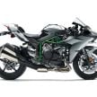 Kawasaki H2 2019 – kuasa dinaik menjadi 231 PS, panel instrumen dan brek baru, cat boleh elok sendiri
