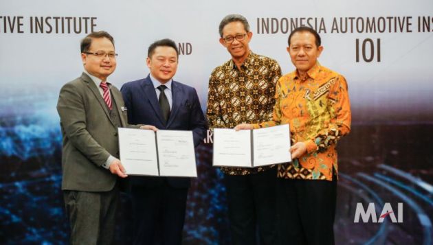 MAI dan Institut Otomotif Indonesia berganding bahu ke arah program membangunkan kereta ASEAN