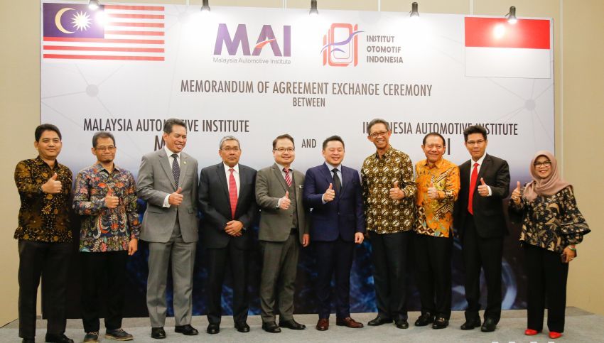 MAI dan Institut Otomotif Indonesia berganding bahu ke arah program membangunkan kereta ASEAN 850376