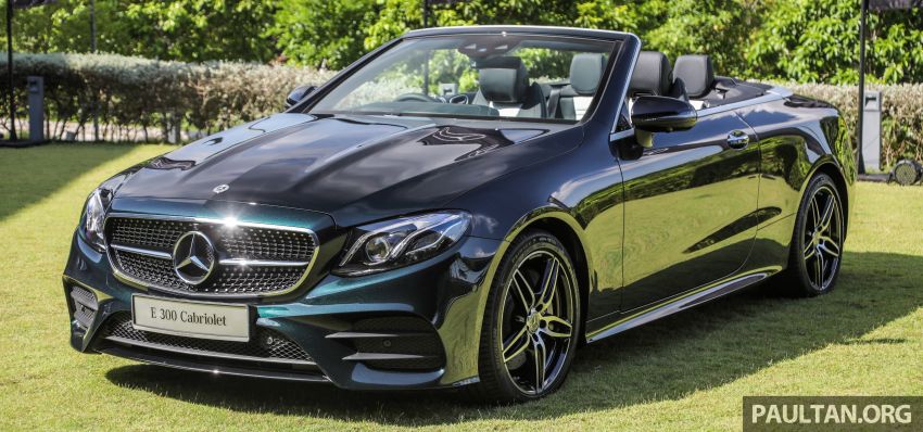A238 Mercedes-Benz E-Class Cabriolet launched in Malaysia – sole E300 variant available from RM589k 854379