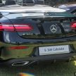 Mercedes-Benz E-Class Cabriolet A238 kini di Malaysia – hanya E300, 245 PS/370 Nm, harga bermula RM589k