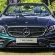 A238 Mercedes-Benz E-Class Cabriolet launched in Malaysia – sole E300 variant available from RM589k