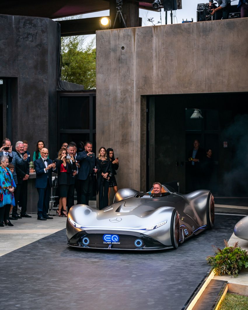 Mercedes-Benz Vision EQ Silver Arrow revealed at Pebble Beach – all-electric, single-seat, 738 hp concept 855391