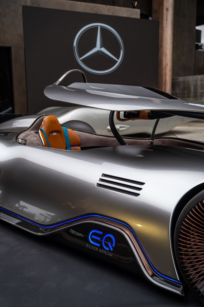 Mercedes-Benz Vision EQ Silver Arrow revealed at Pebble Beach – all-electric, single-seat, 738 hp concept 855401