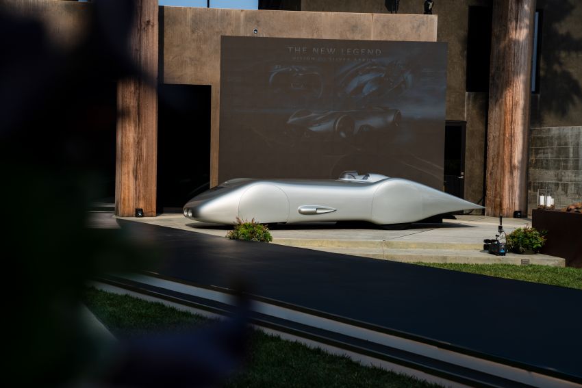 Mercedes-Benz Vision EQ Silver Arrow revealed at Pebble Beach – all-electric, single-seat, 738 hp concept Image #855405