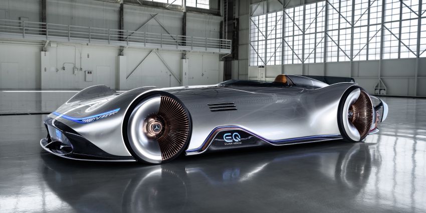 Mercedes-Benz Vision EQ Silver Arrow revealed at Pebble Beach – all-electric, single-seat, 738 hp concept 855433