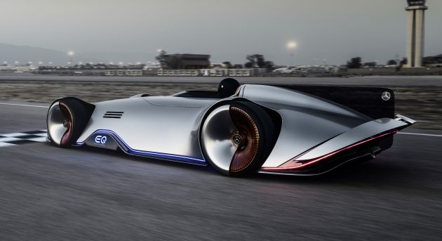 Mercedes-Benz Vision EQ Silver Arrow revealed at Pebble Beach – all-electric, single-seat, 738 hp concept