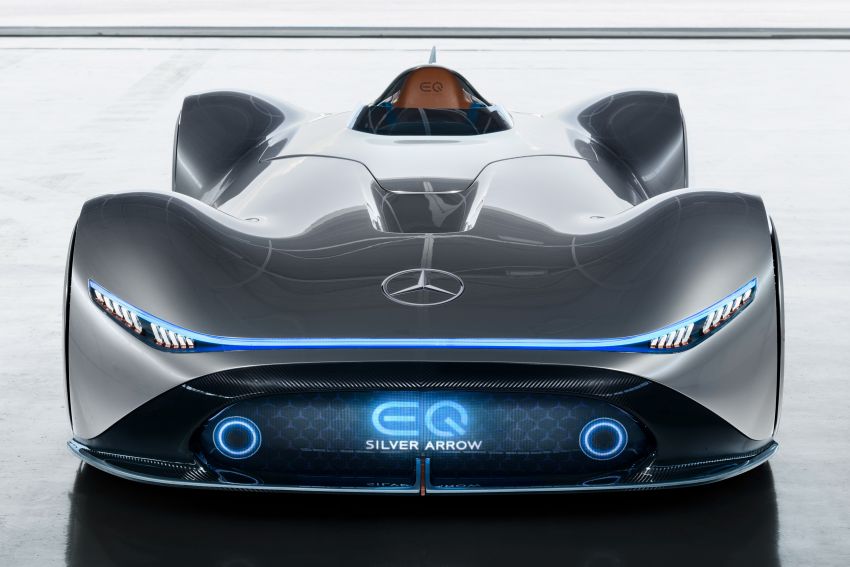 Mercedes-Benz Vision EQ Silver Arrow – kereta konsep elektrik 738 hp dengan satu tempat duduk 855479