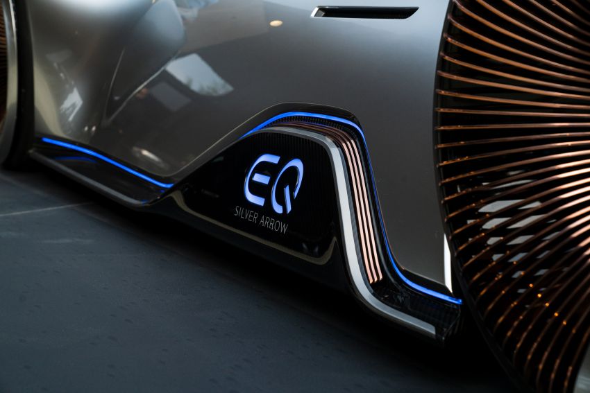 Mercedes-Benz Vision EQ Silver Arrow – kereta konsep elektrik 738 hp dengan satu tempat duduk 855489