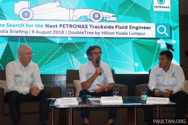 PETRONAS cari calon baru untuk galas peranan sebagai jurutera pelincir di litar perlumbaan Formula 1