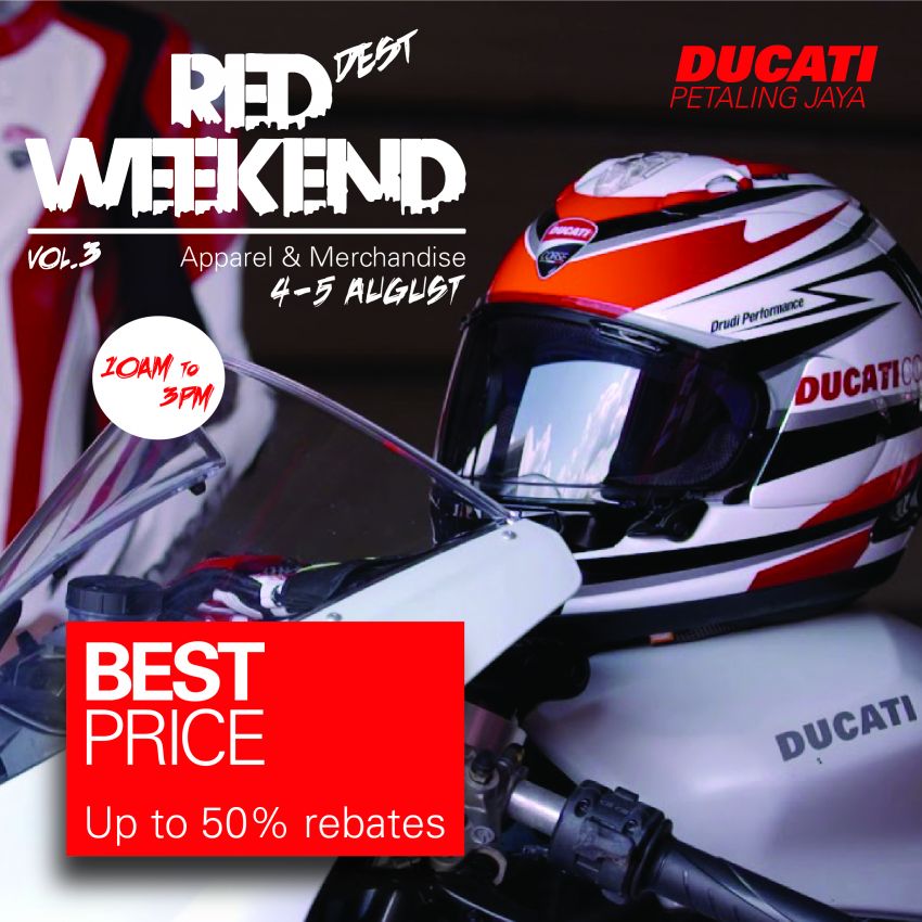 AD: Get amazing deals on a Ducati at Red Weekend 3.0 845413
