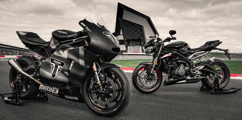 Triumph sedia uji prototaip akhir enjin Moto2 2019 854860