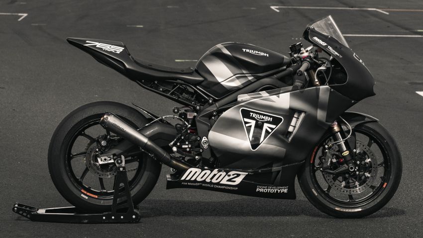 Triumph sedia uji prototaip akhir enjin Moto2 2019 854869