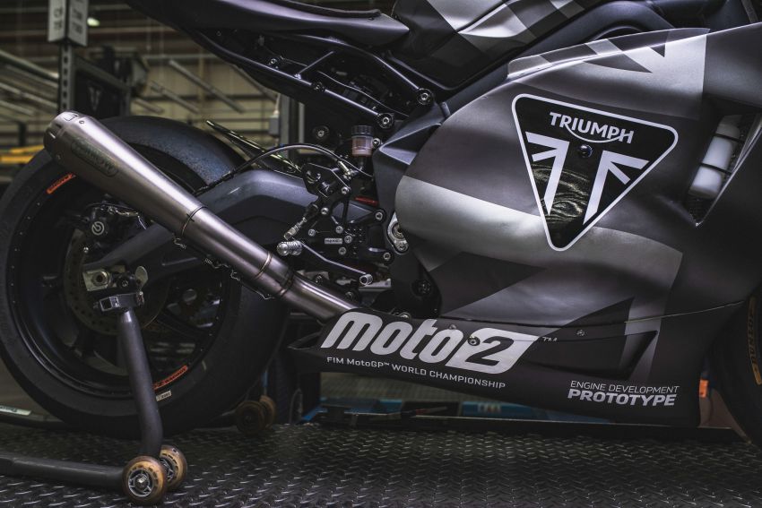 Triumph sedia uji prototaip akhir enjin Moto2 2019 854877