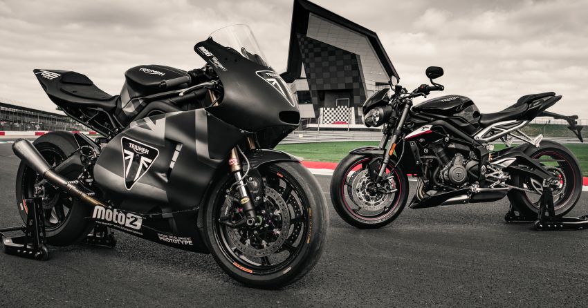 Triumph sedia uji prototaip akhir enjin Moto2 2019 854884