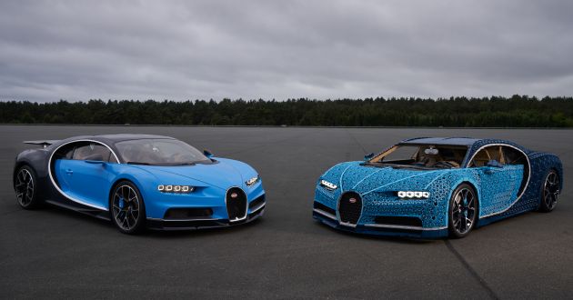 Lego built an epic, life-sized Bugatti Chiron that drives!