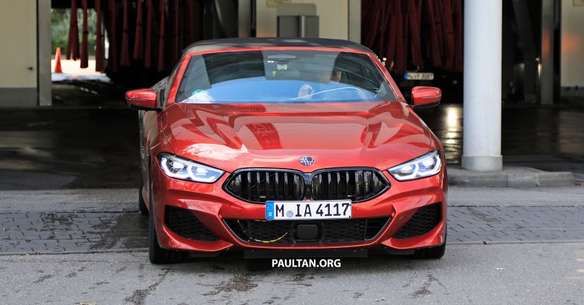 SPIED: 2019 BMW 8 Series Cabriolet reveals more skin 864745