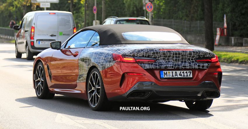 SPIED: 2019 BMW 8 Series Cabriolet reveals more skin 864753