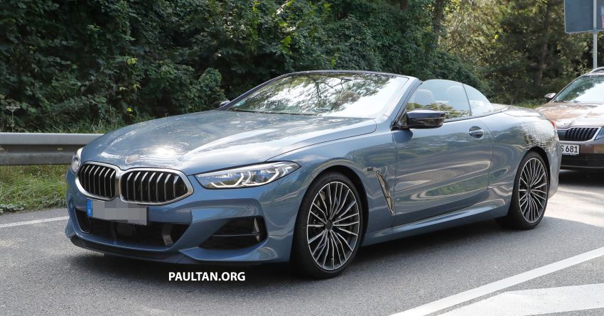 SPIED: 2019 BMW 8 Series Cabriolet reveals more skin 864755