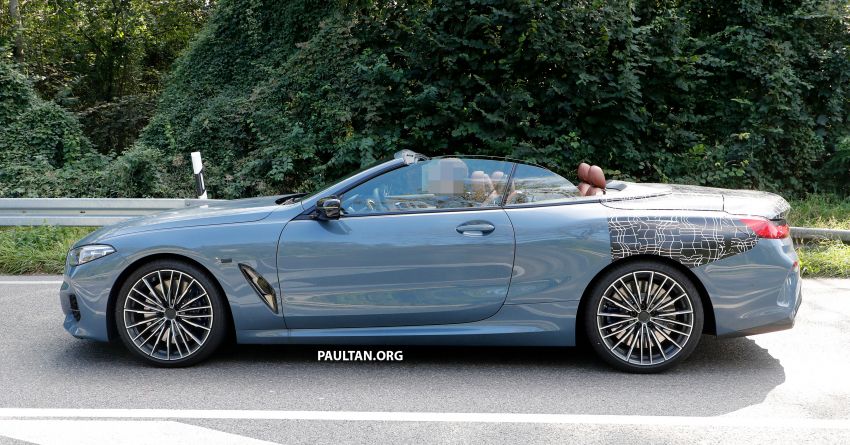 SPIED: 2019 BMW 8 Series Cabriolet reveals more skin 864758