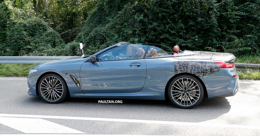 SPIED: 2019 BMW 8 Series Cabriolet reveals more skin 864759