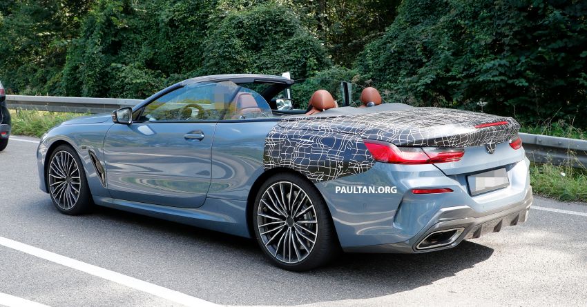 SPIED: 2019 BMW 8 Series Cabriolet reveals more skin 864760