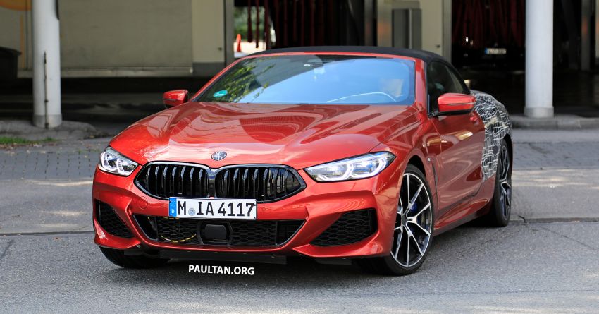 SPIED: 2019 BMW 8 Series Cabriolet reveals more skin 864747