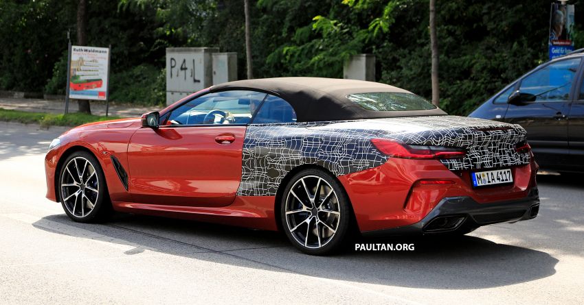 SPIED: 2019 BMW 8 Series Cabriolet reveals more skin 864751