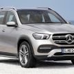 V167 Mercedes-Benz GLE debuts with 48V mild hybrid inline-six, MBUX, new styling, E-Active Body Control