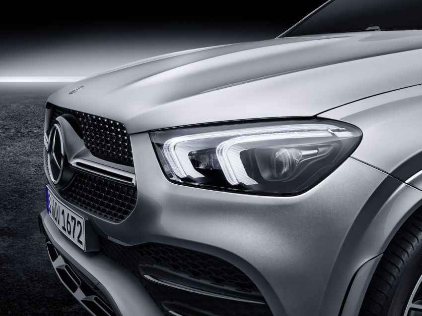 Mercedes-Benz GLE W167 diperkenal dengan pilihan enjin hibrid ringkas 48V enam silinder, sistem baru 860026
