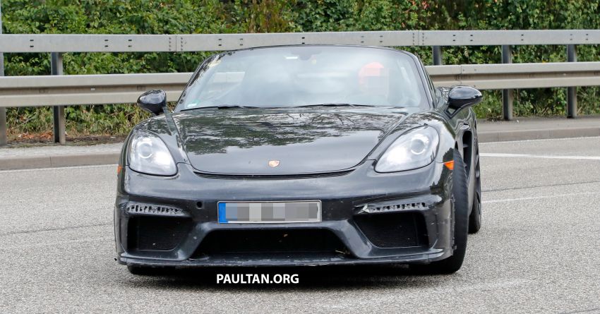 SPIED: 2019 Porsche 718 Boxster Spyder spotted 866057