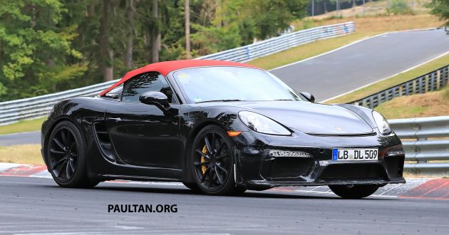 SPIED: 2019 Porsche 718 Boxster Spyder spotted