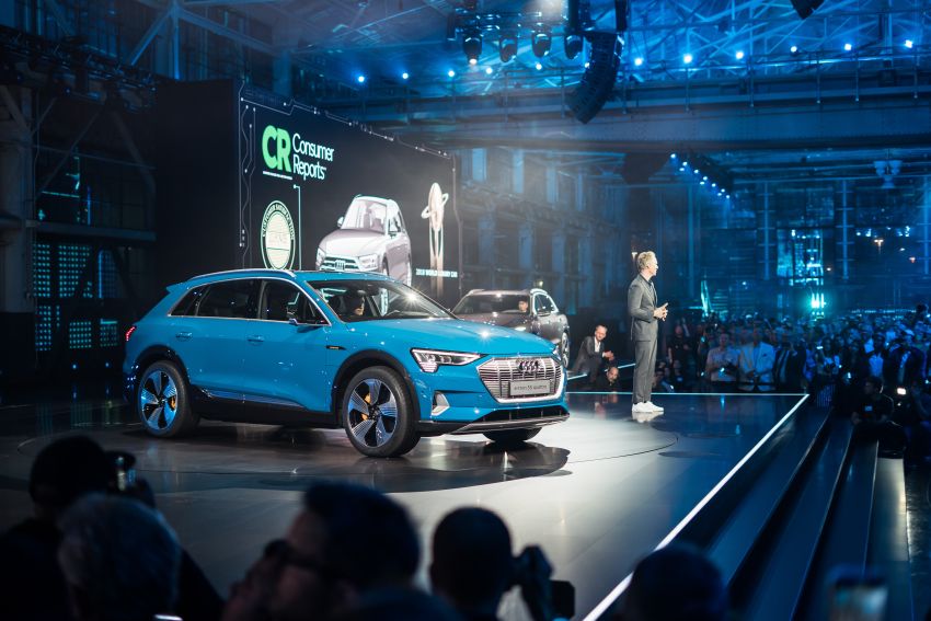 Audi e-tron celebrates global debut in San Francisco – brand’s first series production, all-electric SUV 862147