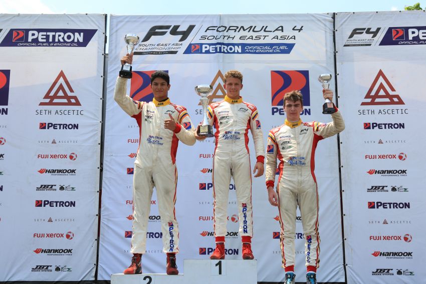 Formula 4 SEA “Fueled by Petron” – pelumba M’sia juarai dua daripada tiga perlumbaan; Ghiretti teratas 860521