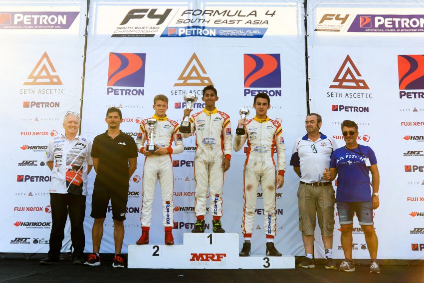 Formula 4 SEA “Fueled by Petron” – pelumba M’sia juarai dua daripada tiga perlumbaan; Ghiretti teratas 860528