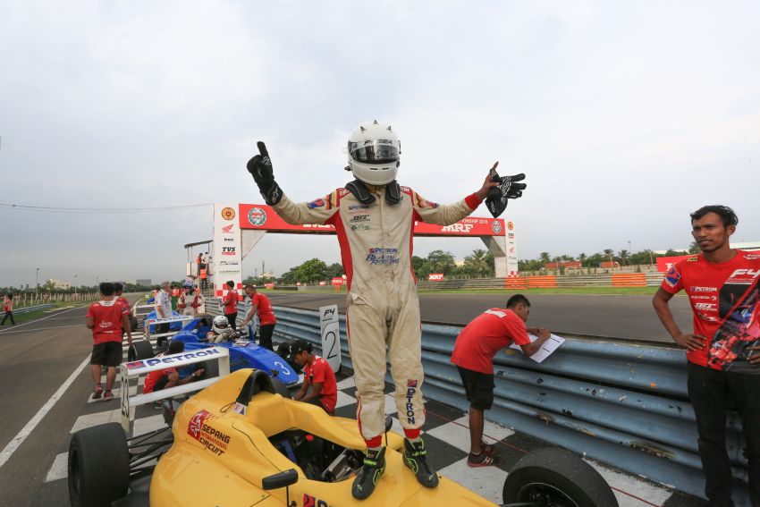 Formula 4 SEA Fueled by Petron – Ghiretti leads in India; Muizz wins Race 3, third in points overall 857584